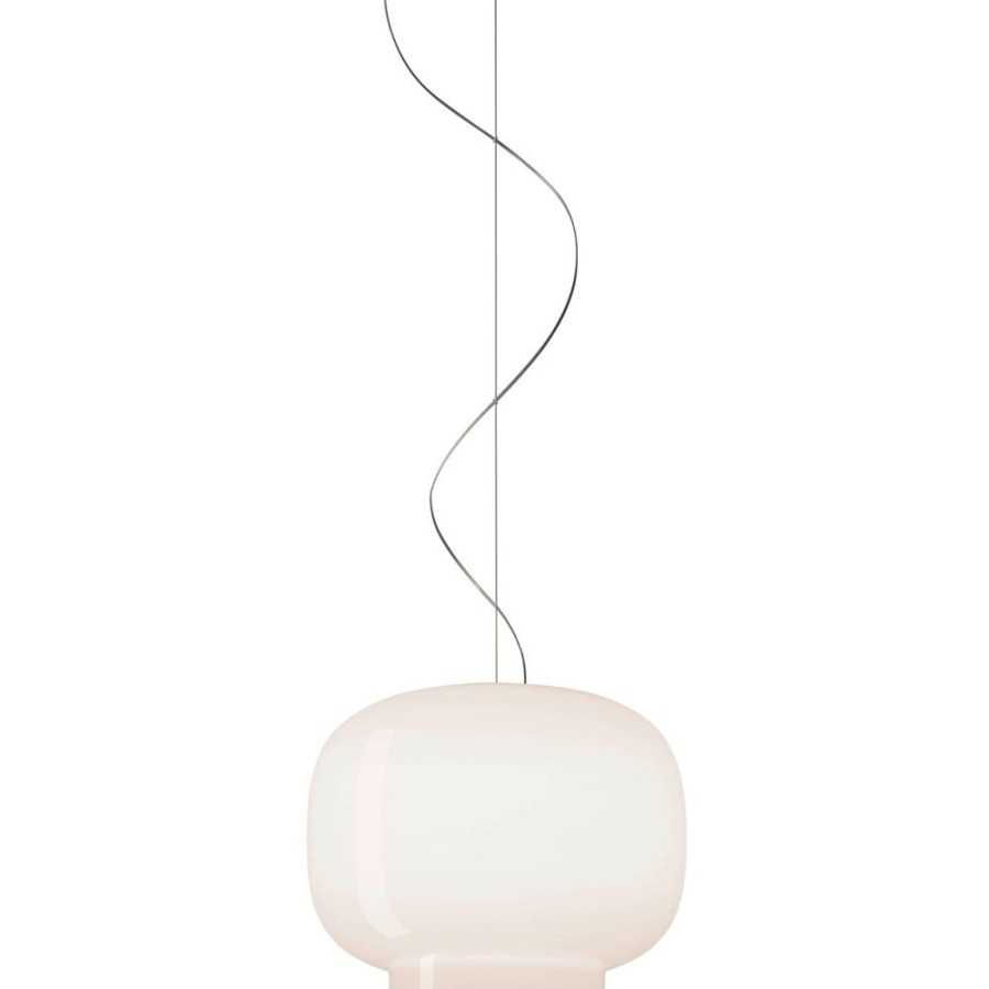 Belysning Foscarini Taklampor | Chouchin Bianco 1 Pendel, Led