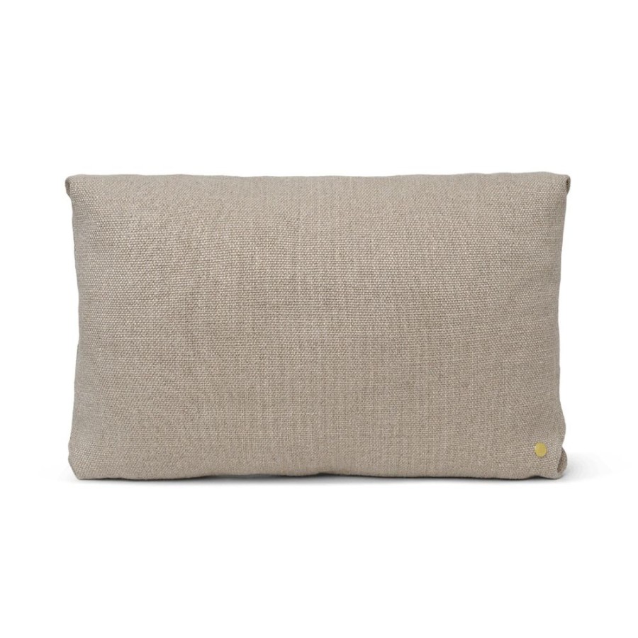 Textil Ferm Living Prydnadskuddar & Kuddfodral | Clean Cotton Linen Prydnadskudde 60X40 Cm, Natural