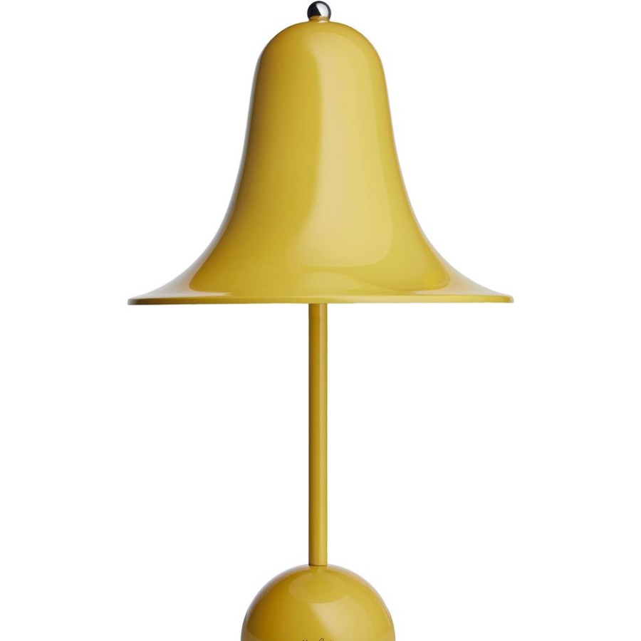 Belysning Verpan Bordslampor | Pantop Bordslampa 23 Cm, Warm Yellow