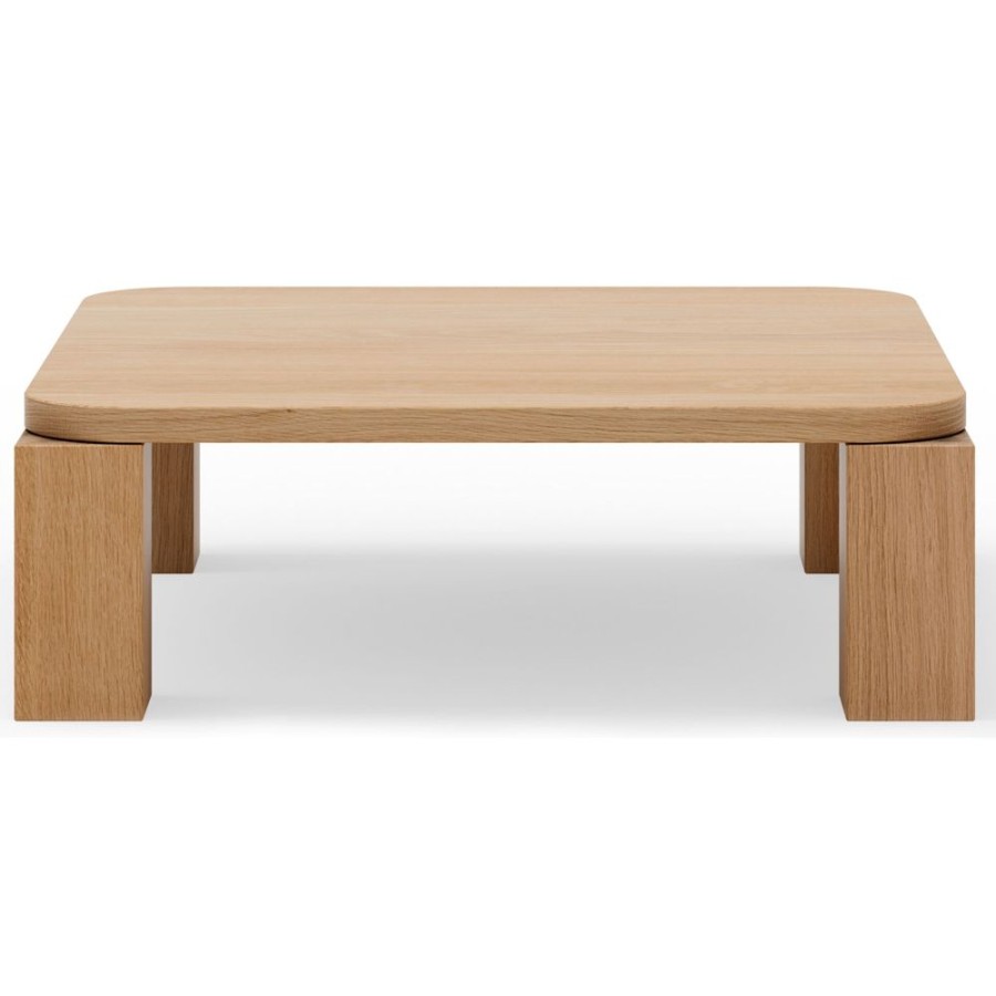 Mobler New Works Soffbord | Atlas Coffee Table, Natural Oak 820X820