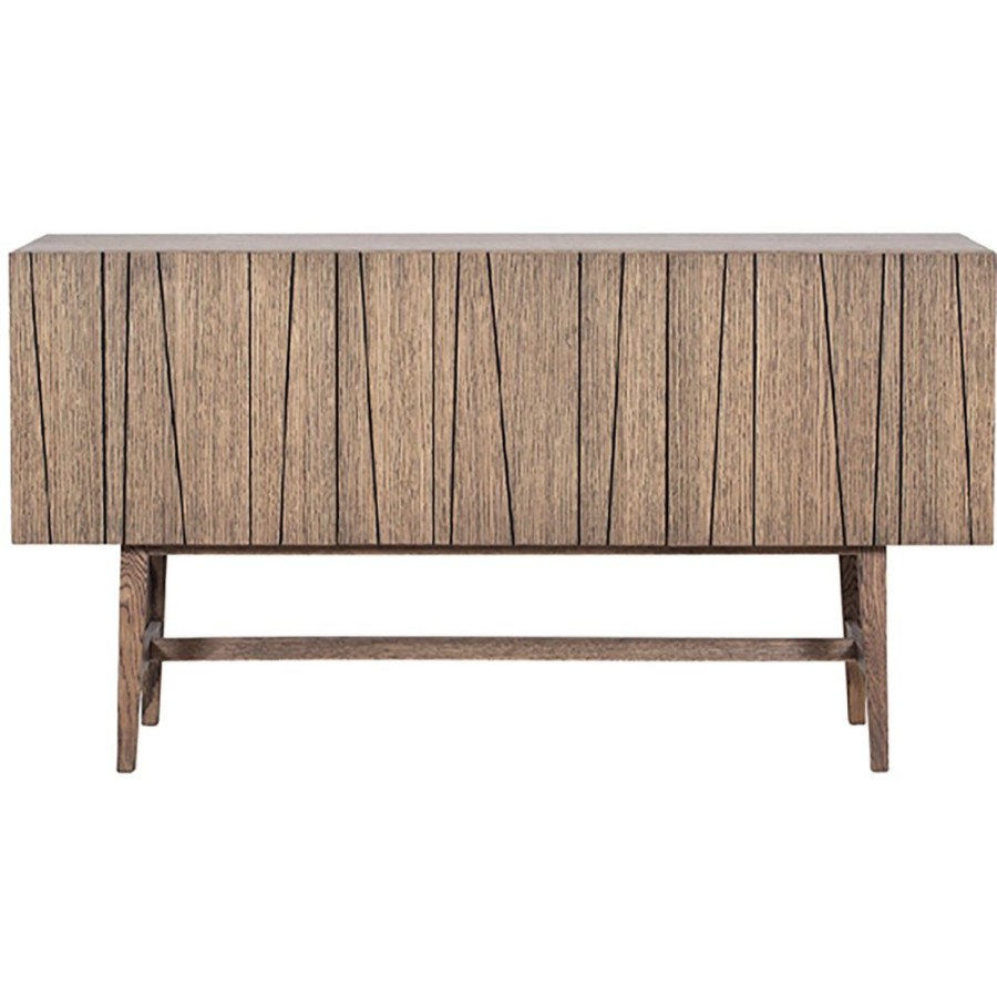 Mobler Asplund Sideboards | Vass 40:135 Sideboard Morkbetsad Ek, Ek