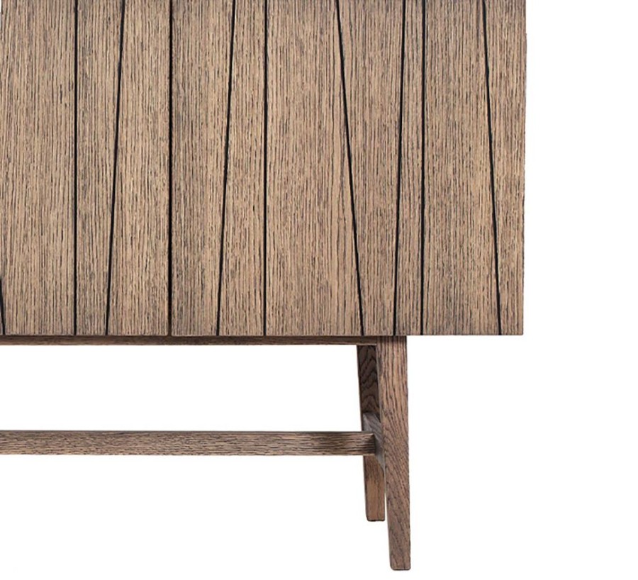 Mobler Asplund Sideboards | Vass 40:135 Sideboard Morkbetsad Ek, Ek