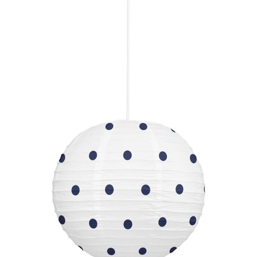 Belysning Nofred Lampskarmar | Dot Lampskarm Rispapper O40 Cm, Bla