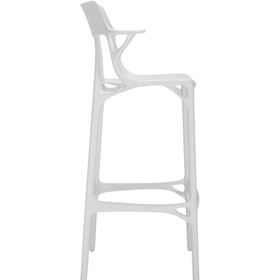 Mobler Kartell Barstolar | A.I. Barstol Atervunnen 75 Cm, Vit