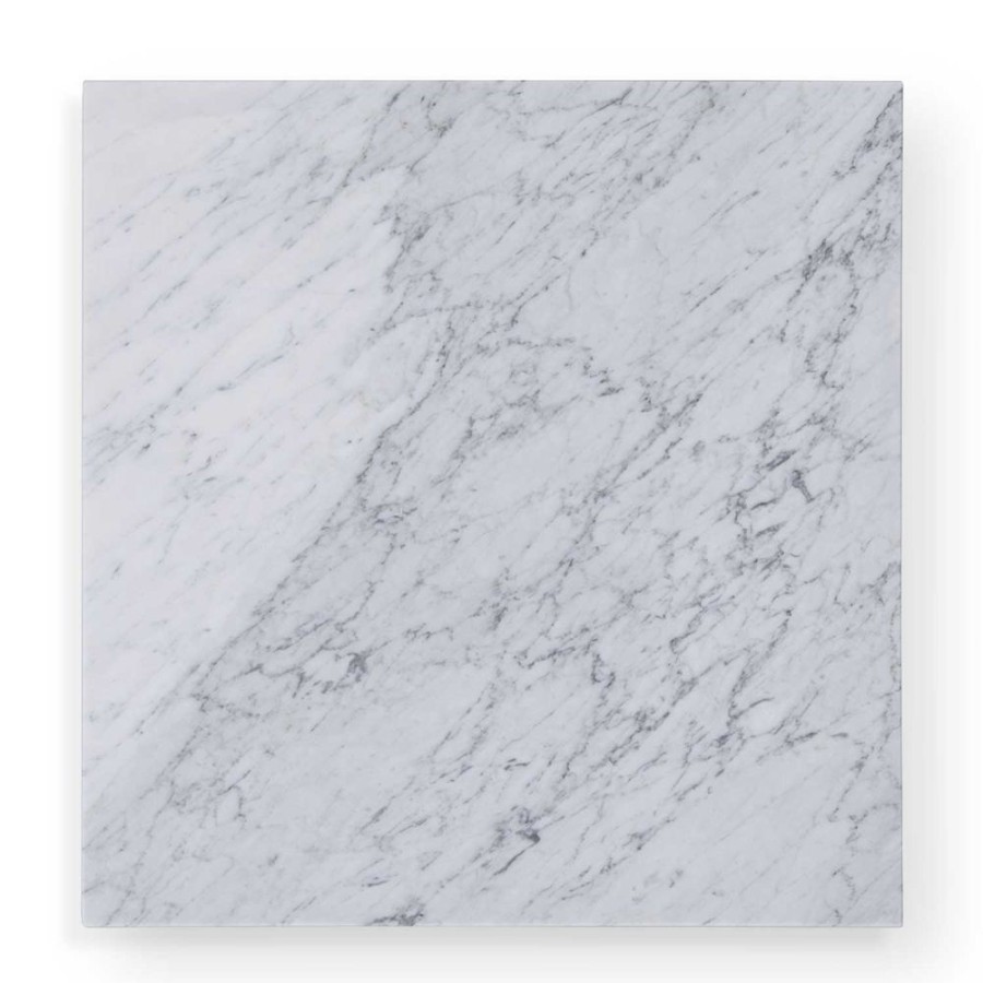 Mobler Decotique Soffbord | Marvelous Air Marmorbord 120X60 Cm, Carrara/Svart