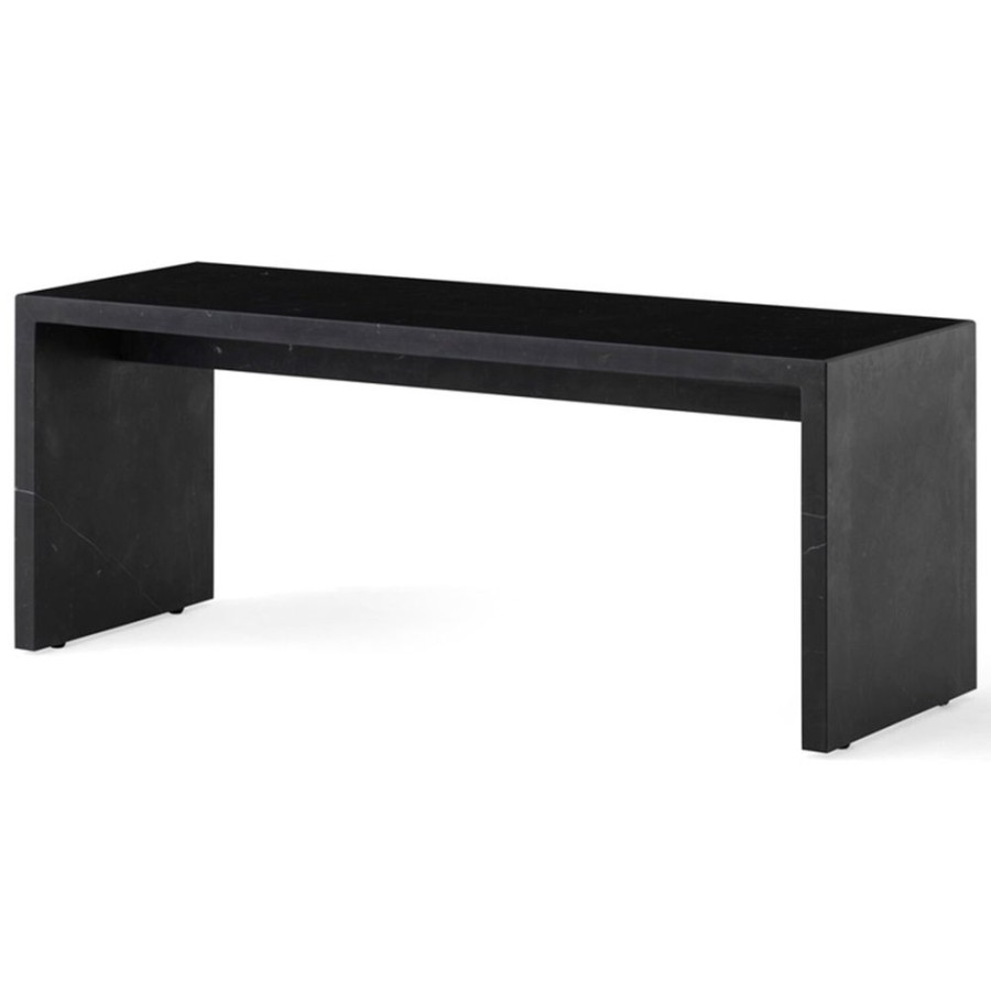 Mobler Audo Copenhagen Soffbord | Plinth Bridge Soffbord, Nero Marquina