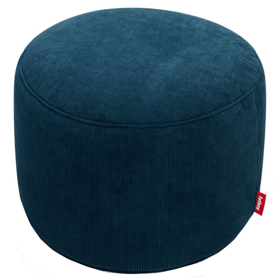 Mobler Fatboy Sittpuffar | Recycled Point Cord Sittpuff O50 Cm, Deep Blue