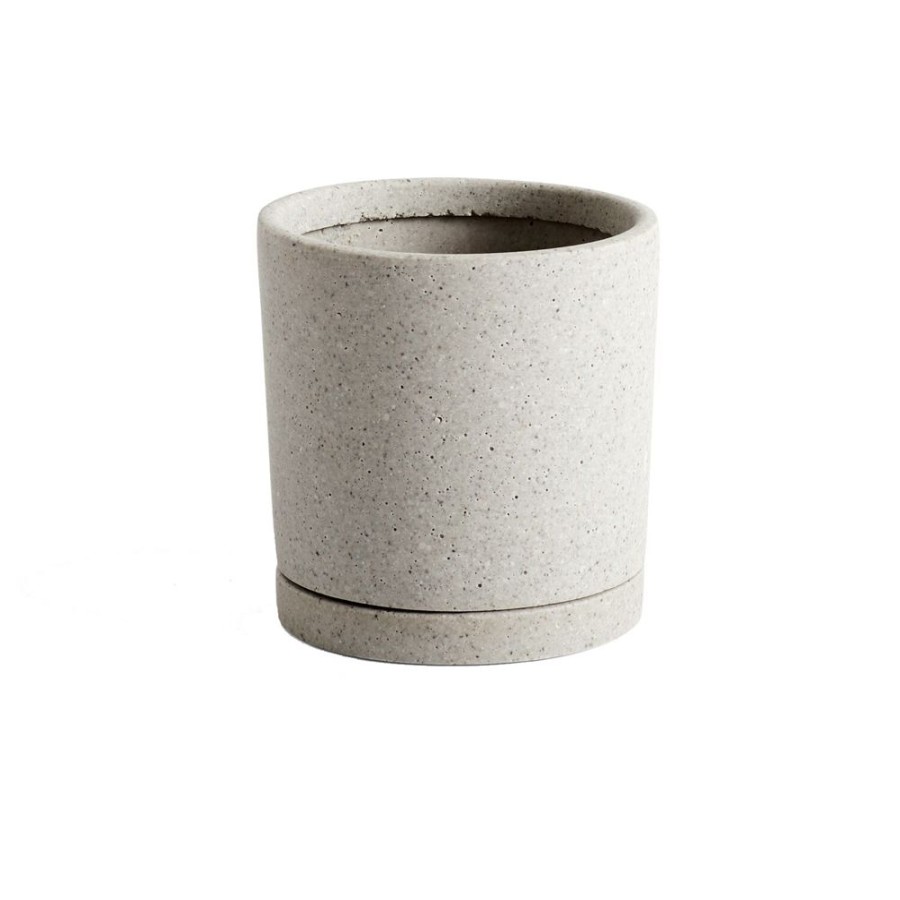 Inredning HAY Krukor | Plant Pot Blomkruka M, Gra