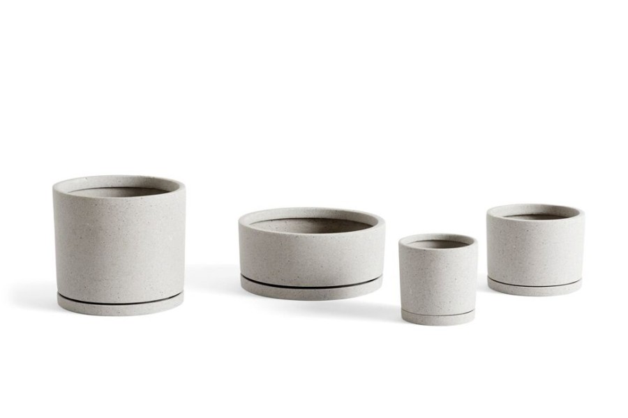 Inredning HAY Krukor | Plant Pot Blomkruka M, Gra