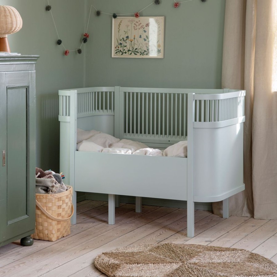 Mobler Sebra Barnsangar | Barnsang Baby & Jr Fsc Mix, Mist Green