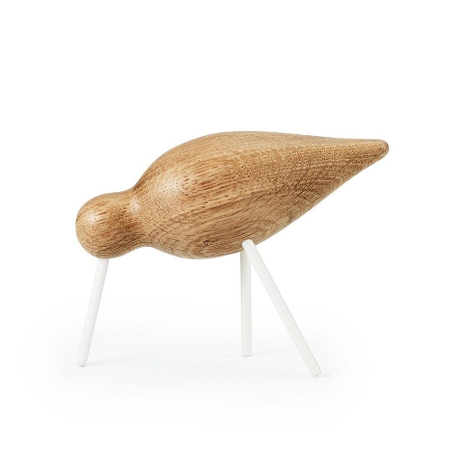 Inredning Normann Copenhagen Skulpturer & Dekorativa Accessoarer | Shorebird Medium, Vit